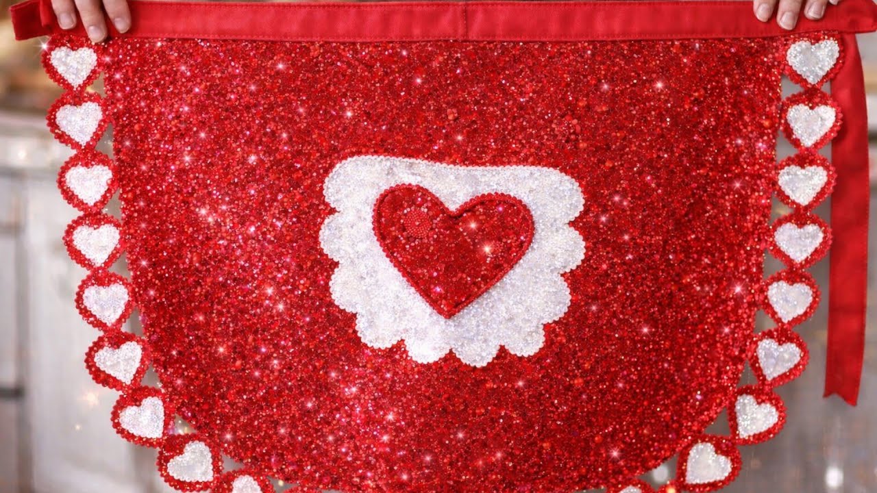 لو تحبي الأناقة في مطبخك 👑 هذا المأزر ليك!فخامة وأنوثة في مطبخك تصميم❤️ يلفت الانتباه من أول نظرة