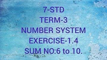 Class 7/English medium/Term-3/Exercise-1.4/Sum no:6,7,8,9,10/Chapter-1/Maths.