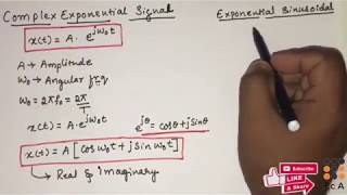 #89 COMPLEX EXPONENTIAL signal | Elementary signal || EC Academy
