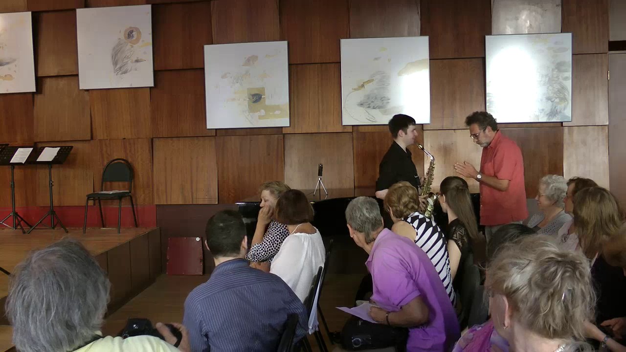 Volodymyr Runchak - Little Music for the «Beijing-Kyiv» Express Mini Bus for saxophone and tape