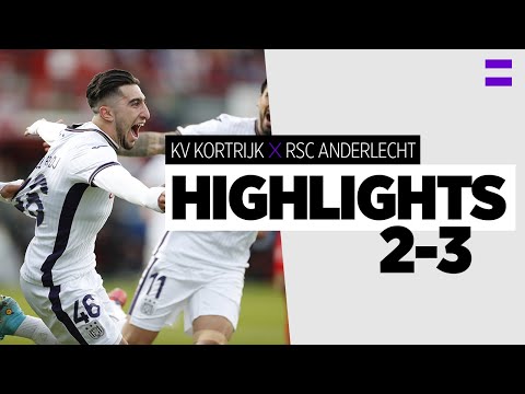 Kortrijk Anderlecht Goals And Highlights