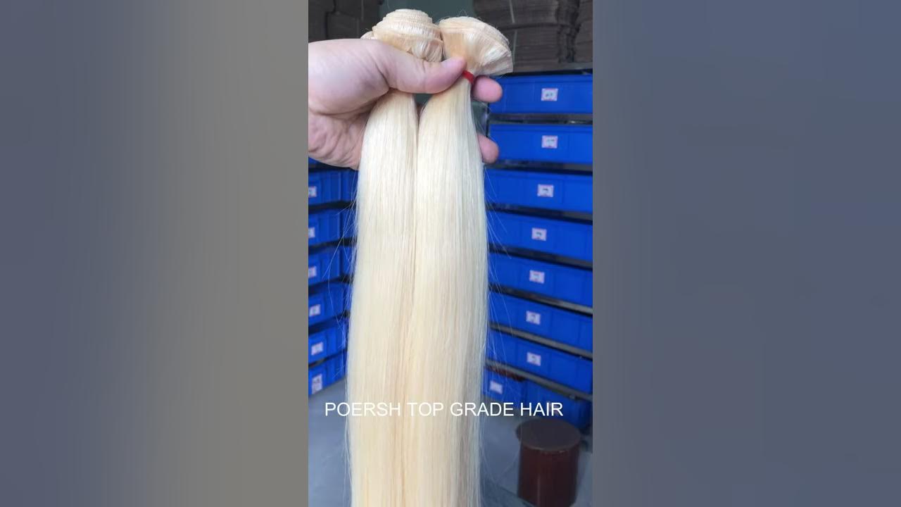 3. Blonde Human Hair Wefts by Luxy Hair - wide 6