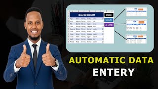automatically transfer data from one sheet to another in excel Afsomali