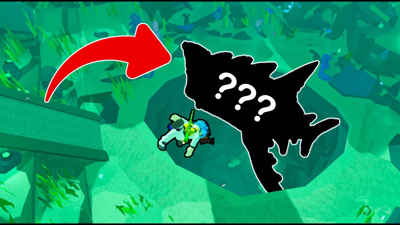 Using the DIVING GEAR to explore the LOST ISLE in Roblox..