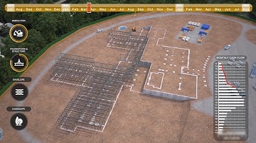 Construction & Logistics bid animation, www.visual5d.com