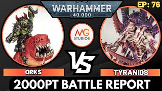 Orks vs Tyranids 2000pts | Warhammer 40k 10th Ed Battle Report Ep76