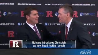 Rutgers hires new football coach Chris Ash