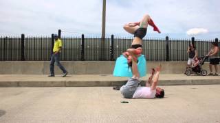 Baltimore Acroyoga: Kelly Marburger & Eric Sipes Artscape 2014