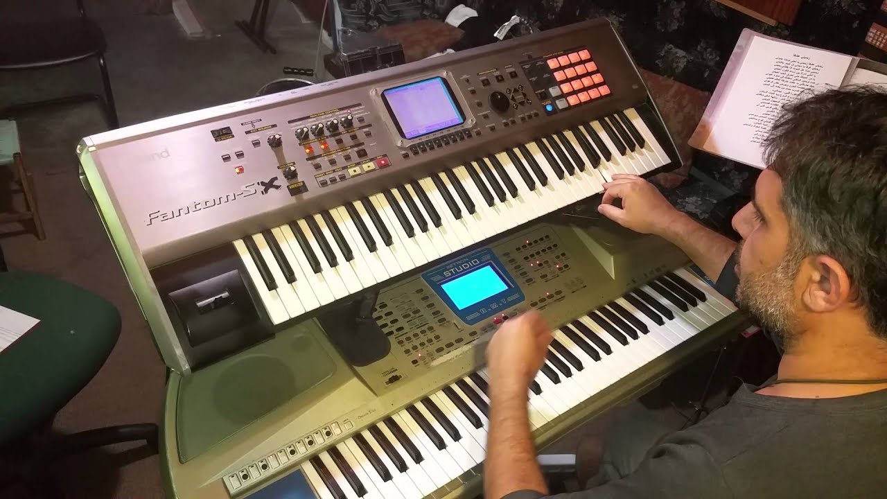 ربُاعيات الخيام  ام كلثوم \ رياض السنباطي ....عزف الفنان المتالق سامرعلو