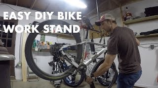 How To Build Your Own Bike Work Stand in Just 30 Minutes