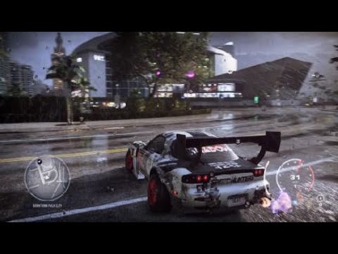 drifts around nfs city - YouTube