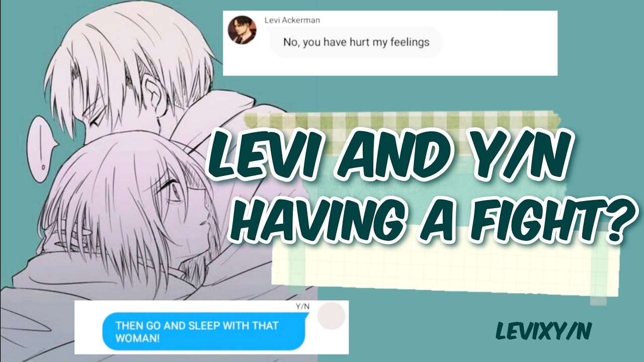 Levi and Y/N having a fight? - Levixy/n