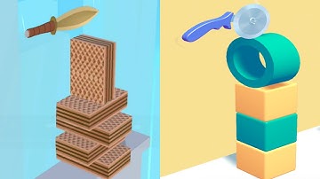 Almost Cut vs Slice Master - Very Satisfying and Relaxing ASMR Slicing Game