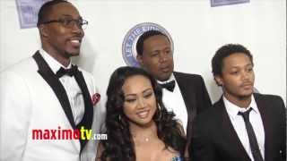 2012 Inaugural Holiday Gala ARRIVALS Dwight Howard, Cymphonique Miller, Romeo, Master P.