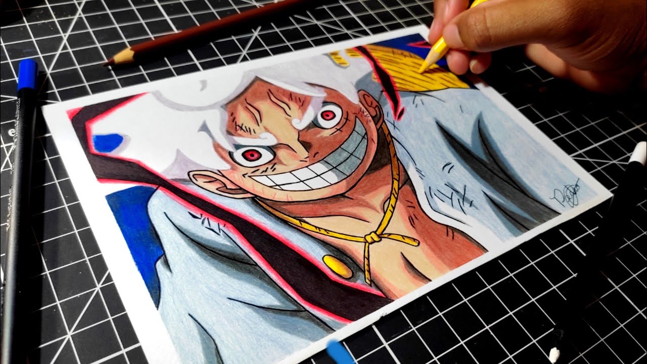 Speed Drawing Luffy de One Piece in 2023