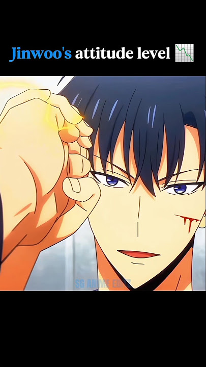 Attitude level of Jinwoo #sololeveling #shorts #shortsfeed