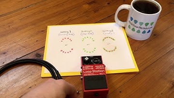 Boss RC-1 Fix Lights Flashing and Edit Settings