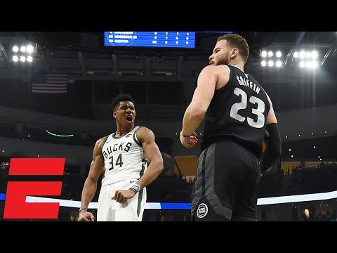Giannis, Griffin go back-and-forth in marquee matchup | NBA Highlights