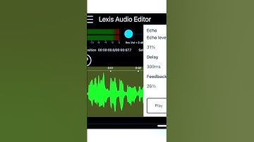 Add echo effect to your voice in mobile #lexisaudioeditor #echo #effects