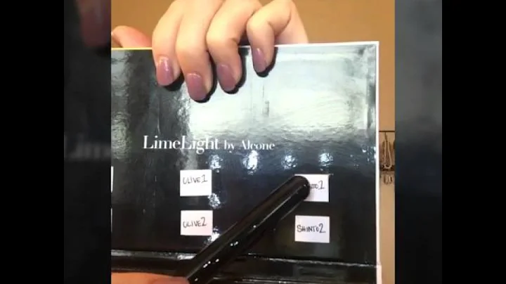 Watch my Transformation using LimeLight by Alcone ...