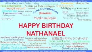 Nathanael   Languages Idiomas - Happy Birthday