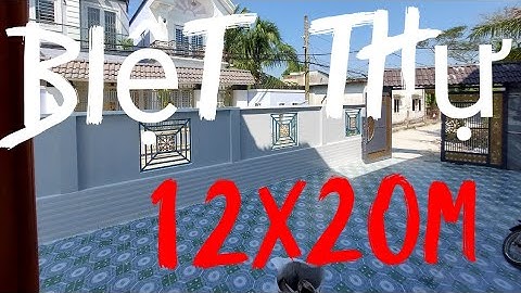 Bán biệt thự 10 x 20M gần trung tâm chợ hóc môn.