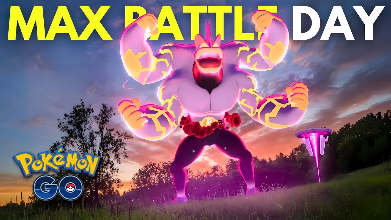 LIVE Playing Gigantamax Machamp Max Battle Day in Pokémon GO!