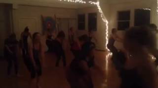 West African Dance Class.  Portland, Maine