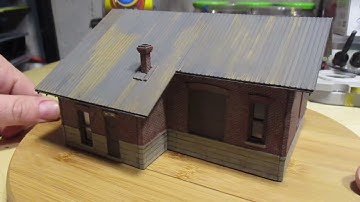 Model Railroading - HO Scale DPM/Woodland Scenics Freight Depot - Completed Build Review