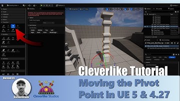 Moving the pivot point on an object in Unreal 5, UEFN, and 4.27