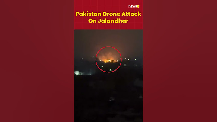 Visuals Of Pakistan Drone Attack On Jalandhar #war #indiapakistanwar