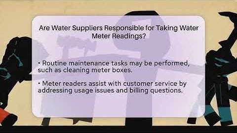 Are Water Suppliers Responsible for Taking Water Meter Readings? - Your Utilities Hub