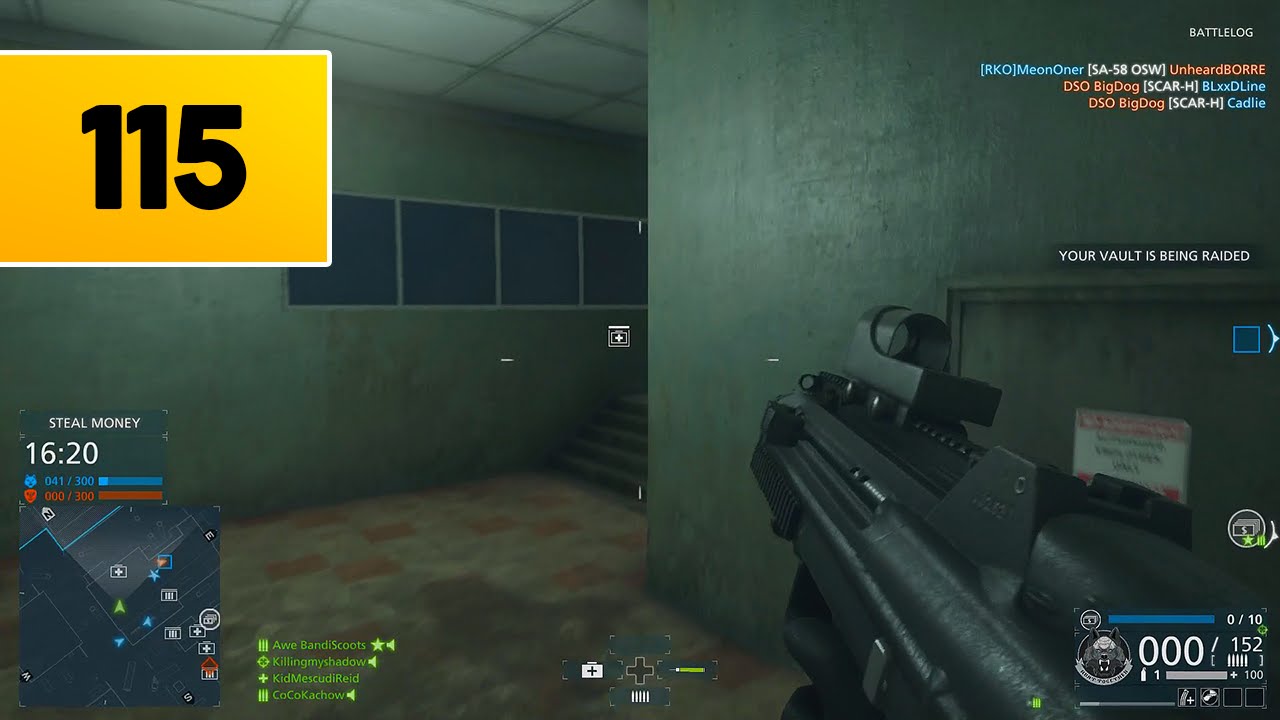 BATTLEFIELD HARDLINE (XB1) - RTMR - Multiplayer Gameplay 