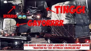L300 LAMPUNG MUATAN TINGGI||NAIK KAPAL DI PELABUHAN MERAK,CILEGON BANTEN