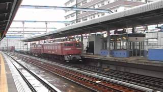 貨物列車　１０７３レ　ＥＦ８１