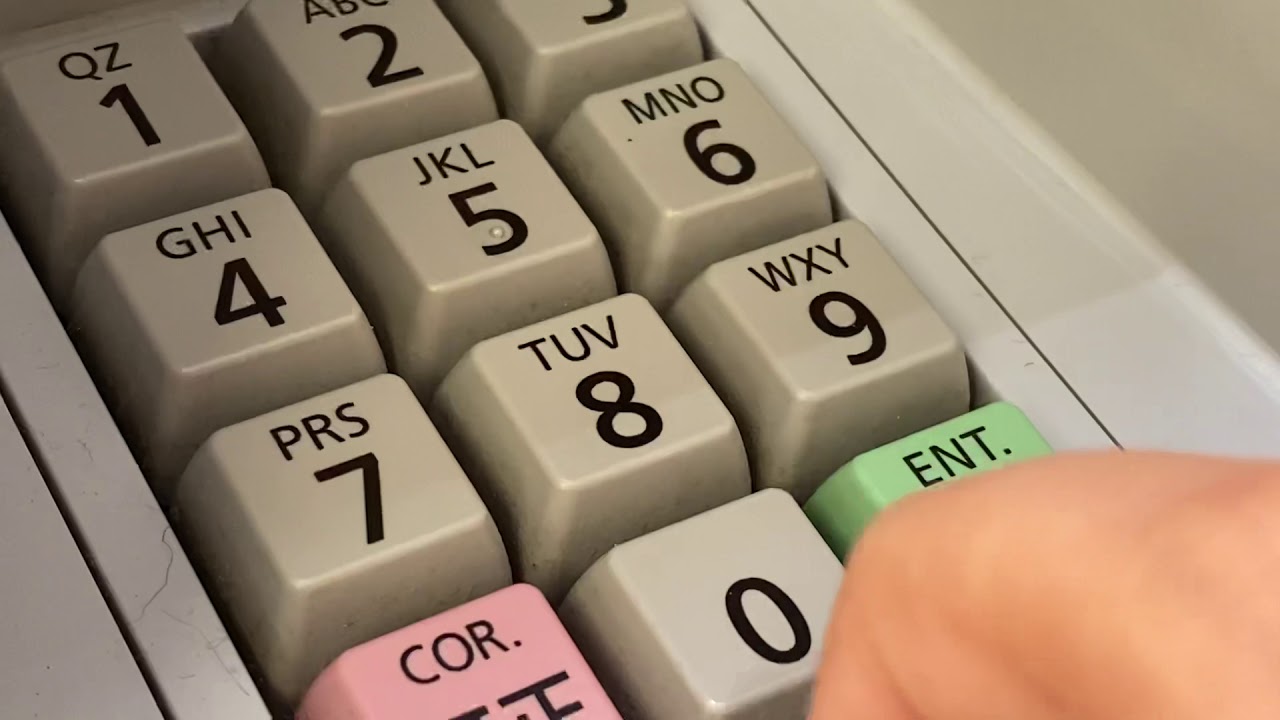 セブンイレブンatm静電容量無接点方式キーボード打鍵音 Shorts Youtube