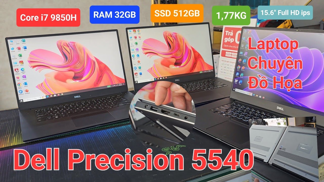 DELL Precision 5540  i7 9850h 16GB 512 1