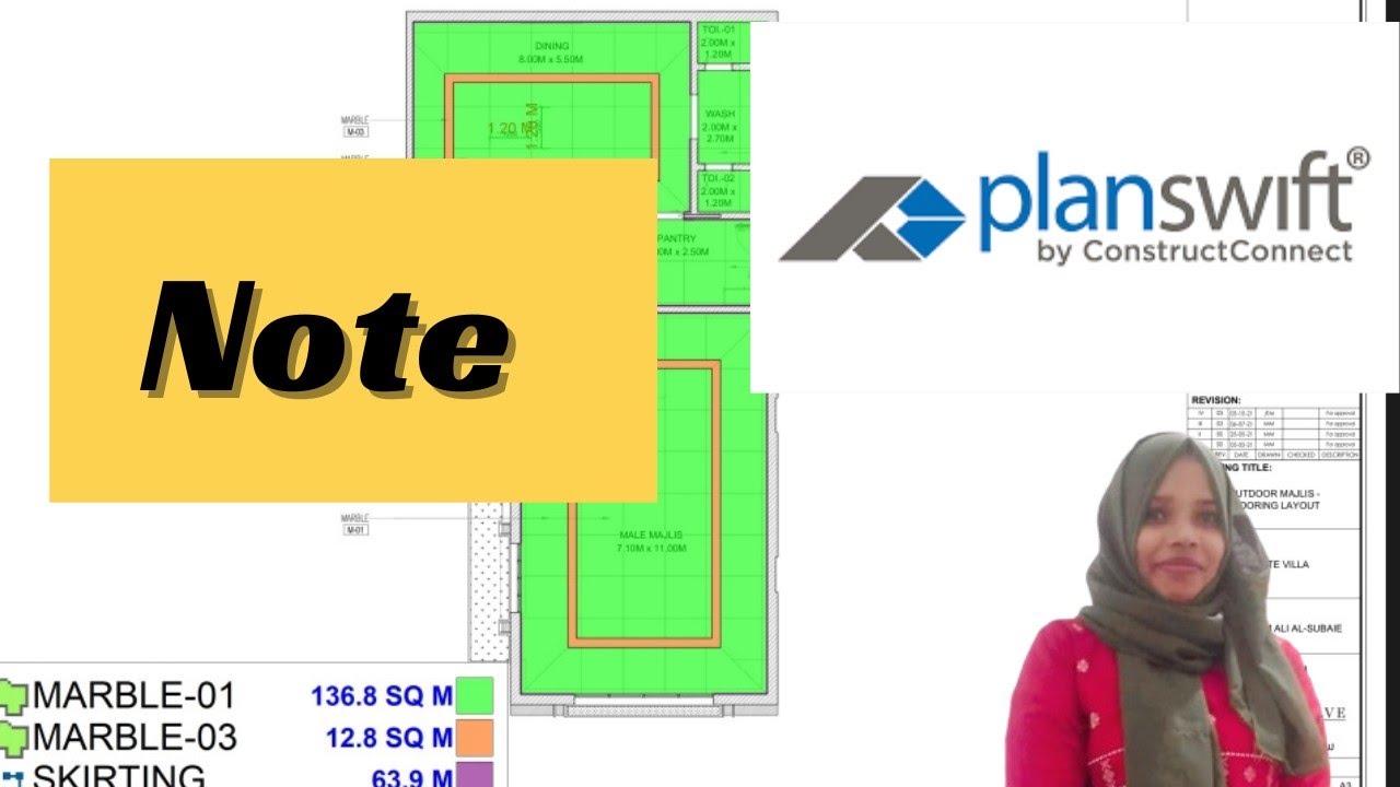 Planswift Note Format PLANSWIFT : NOTE- Part 10 #planswift #quantitytakeoff #malayalam # ...