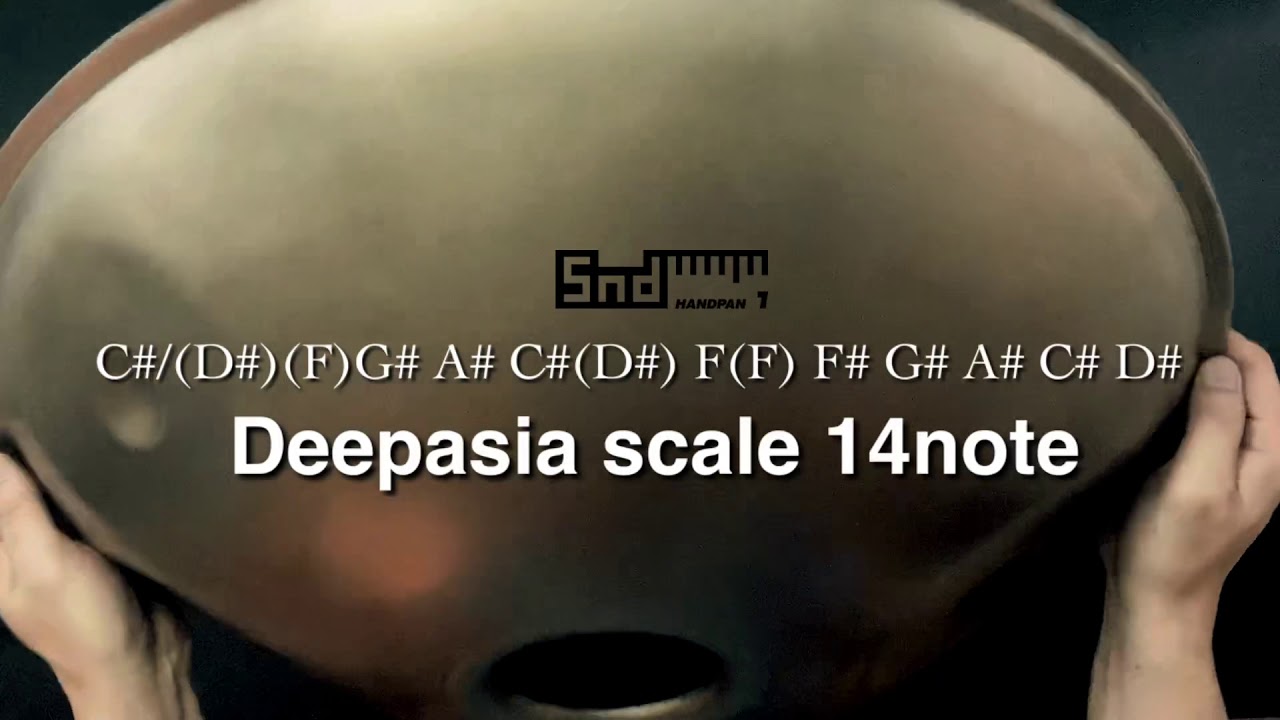 Snd handpan stainless 14note “Deepasia”