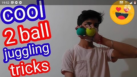 2 ball juggling tricks.