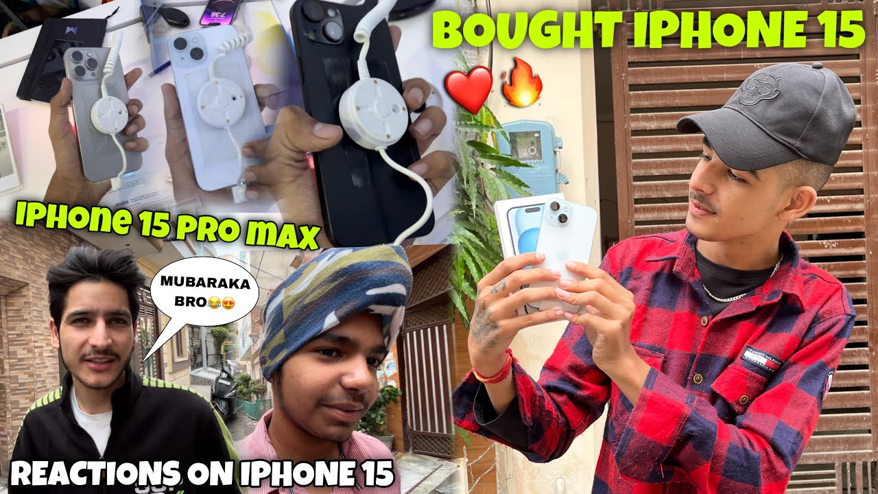Bought Iphone 15😍 Blue Colour *Iphone 15 CINEMATIC MODE😱*