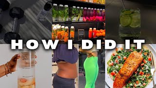 how I lost 30 pounds in 2 months as a COMPLETE BEGINNER | 5 TIPS