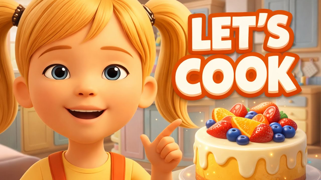 Cooking in the Kitchen with Friends | Fun Kids Cooking Song 🎵