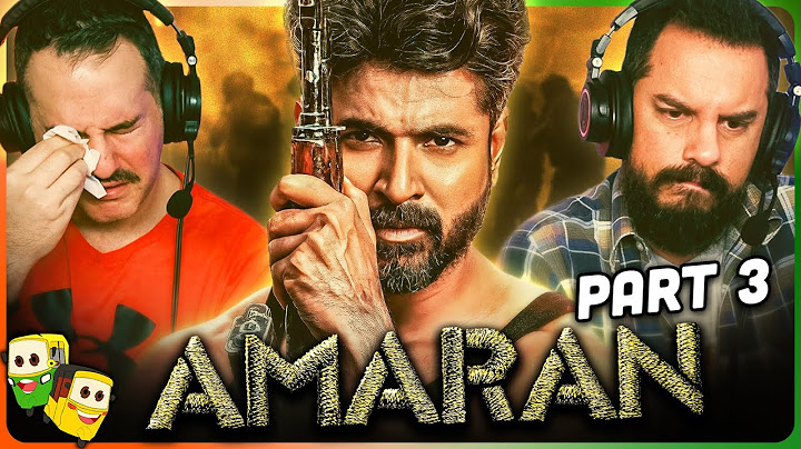 Part 3 - AMARAN Movie Reaction! | Sivakarthikeyan | Sai Pallavi