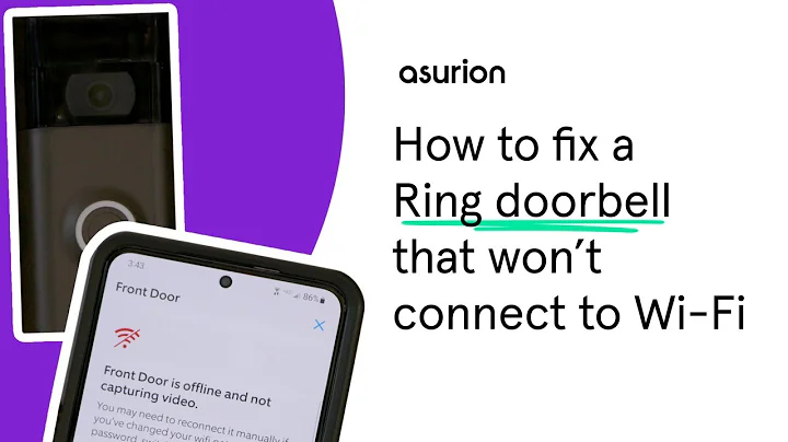 How to fix a Ring doorbell that won't connect to Wi-Fi | Asurion