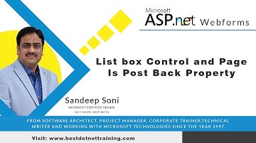 ASP.Net Tutorial for Beginners | List box Control and Page Is Post Back Property 03