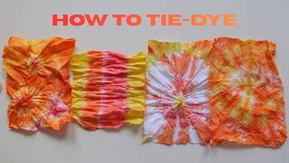 HOW TO TIE-DYE | Textiles Technique | Didsbury Art Studio