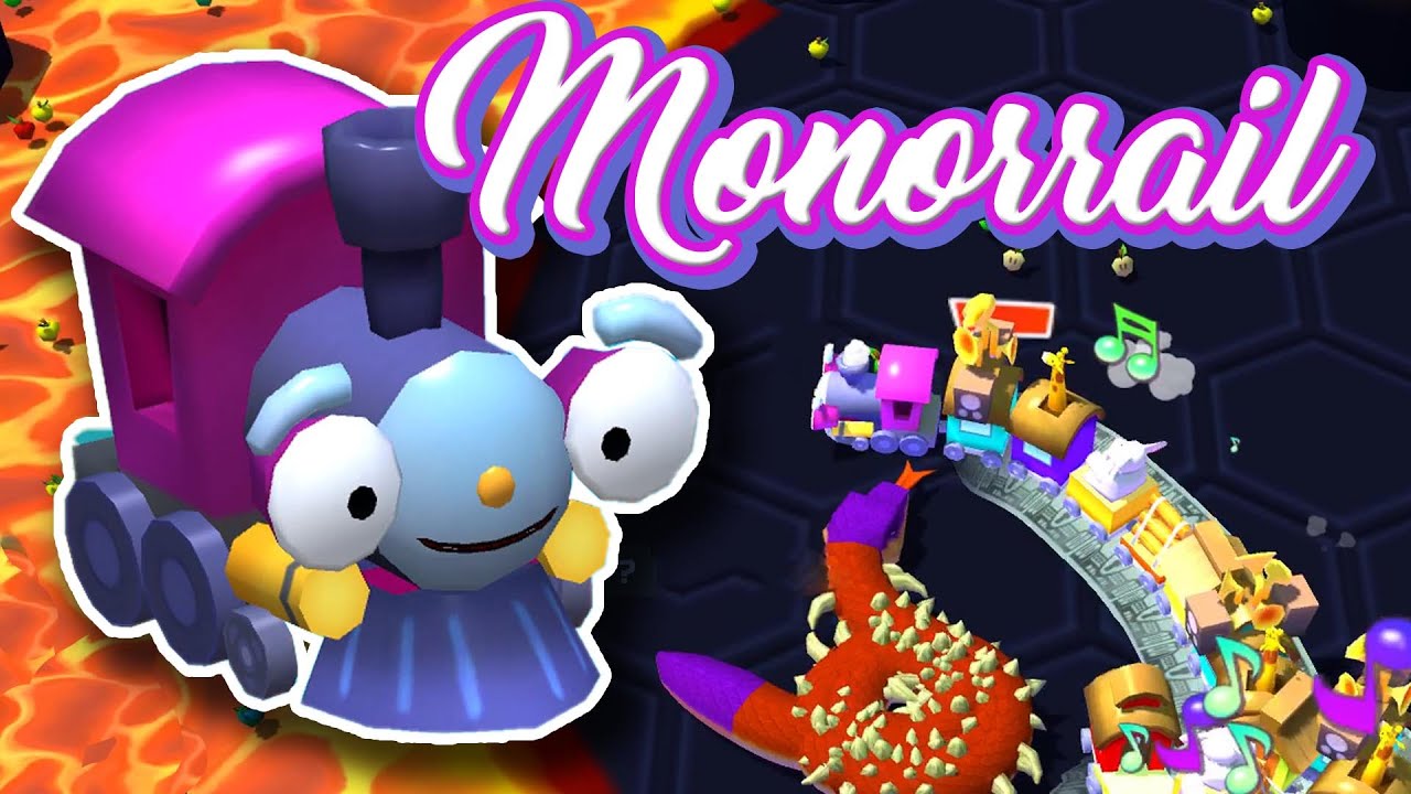 Snake Rivals - (Gameplay 130) Monorrail Season 4 New Skin New Map