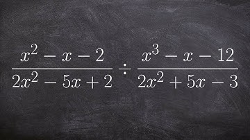 Dividing rational expressions