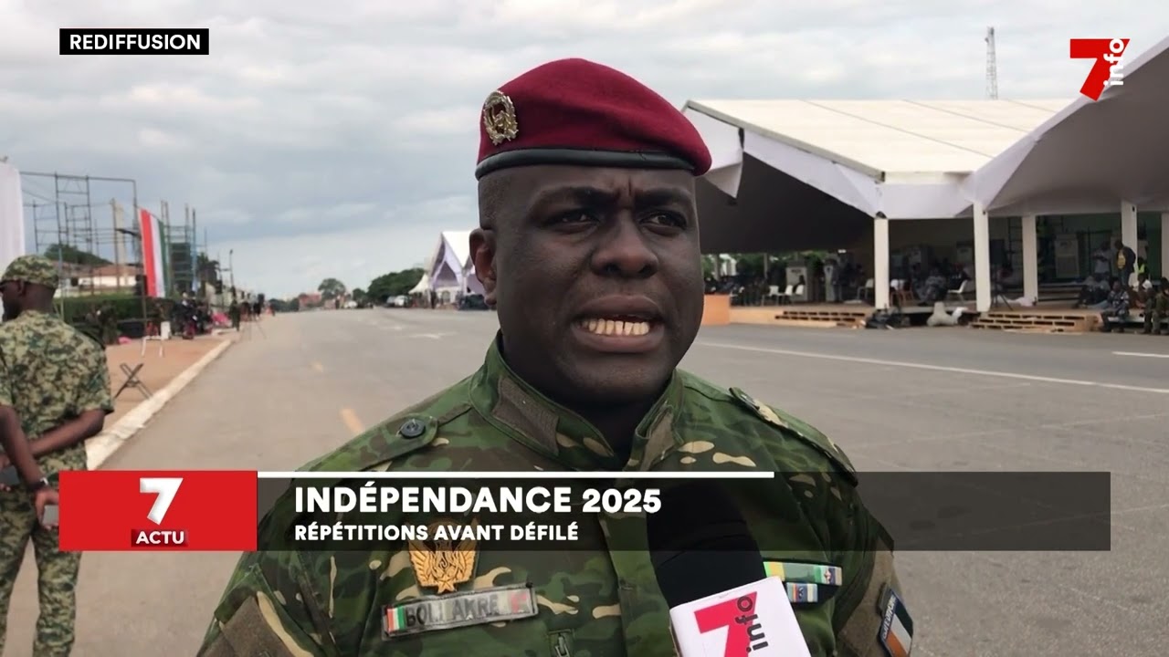 Indépendance 2025 : répétitions avant défilé